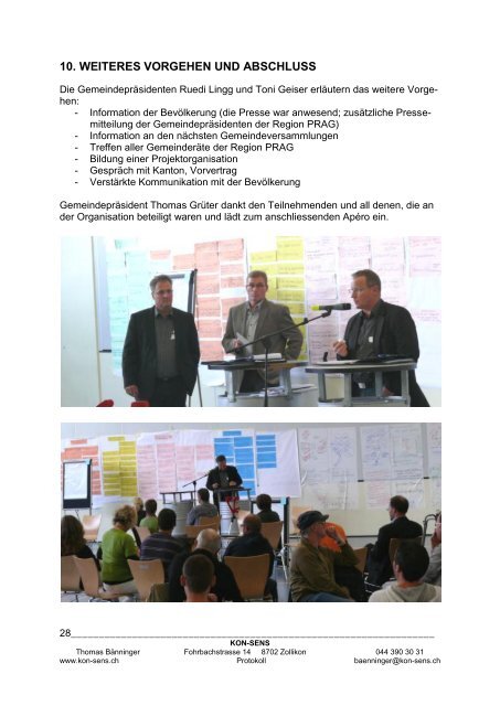 Gemeinden Region PRAG Zukunft Gemeinden Region PRAG ...