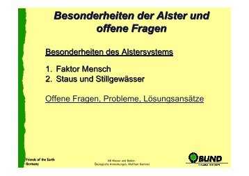 Ökologische Anmerkungen2 - Wolfram Hammer - BUND Hamburg