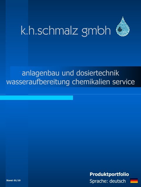 Gesamtprospekt - KH Schmalz GmbH