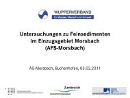 Vortrag Prof. Zumbroich - Wupperverband