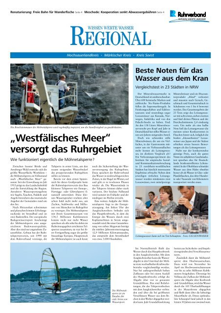 Saubere Energie aus Wasser und Schlamm - Ruhrverband