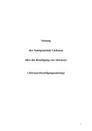 Abwasserbeseitigungssatzung - Samtgemeinde Liebenau