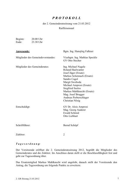 2. Gemeinderatsprotokoll (167 KB) - .PDF - Gemeinde Oetz