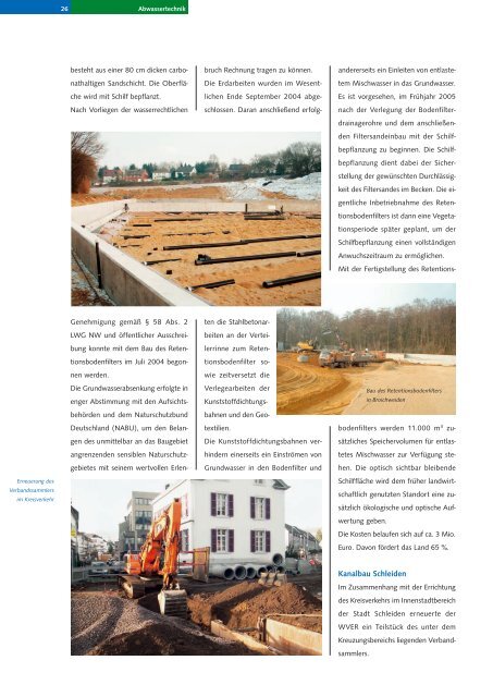 Jahresbericht 2004 - Wasserverband Eifel-Rur