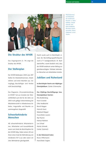 Jahresbericht 2004 - Wasserverband Eifel-Rur