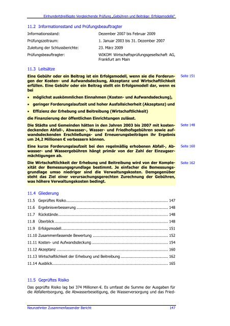 Neunzehnter Zusammenfassender Bericht 2009 - Hessischer ...