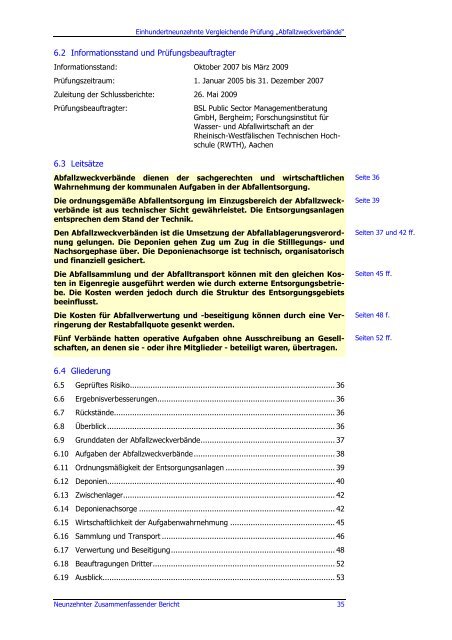 Neunzehnter Zusammenfassender Bericht 2009 - Hessischer ...