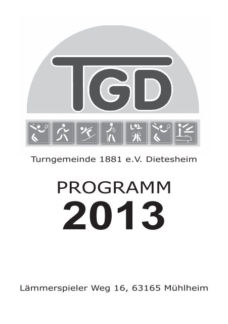 PROGRAMM - Turngemeinde Dietesheim