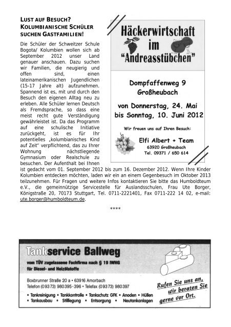 Großheubacher Nachrichten Ausgabe 10-2012 - STOPTEG Print ...