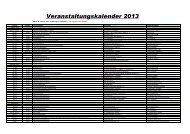 2013 Veranstaltungskalender - Stadt Wetter Hessen