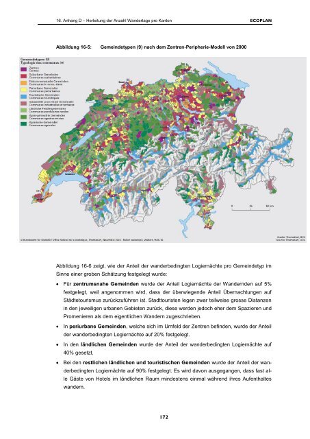 Ökonomische Grundlagen der Wanderwege in der Schweiz