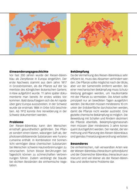 Invasive Pflanzen und Tiere - Uniaktuell - Universität Bern