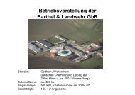 Betriebsvorstellung der Barthel & Landwehr GbR