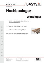 Wandlager - Basys AG