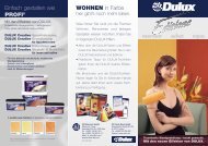 WOHNEN in Farbe Einfach gestalten wie PROFIS - Dulux