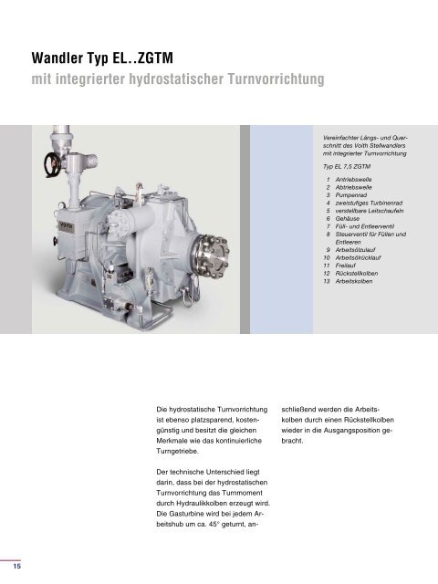 Voith Drehmomentwandler. Anfahrsysteme für ... - Voith Turbo