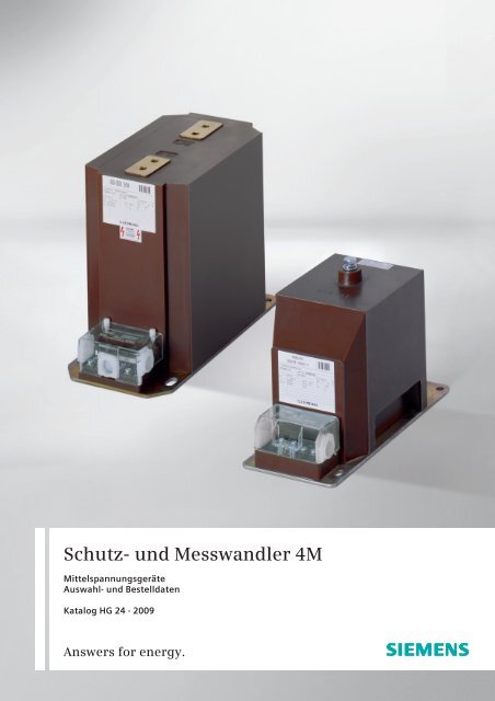 Schutz- und Messwandler 4M - Siemens Energy