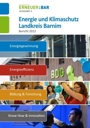 Sie können sich den Energiebericht auch als PDF - Barnim.de