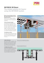 SKYDECK SD Beam The simple solution for beams using the ...