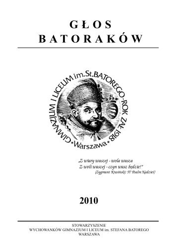 grudzień 2010 - Gimnazjum i Liceum im. Stefana Batorego