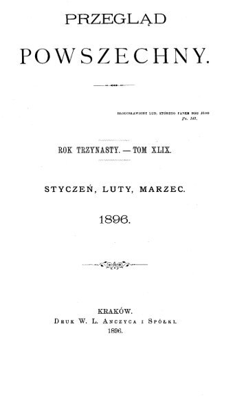 1896. - Przegląd Powszechny