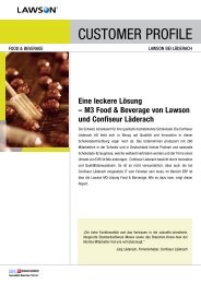 CUSTOMER PROFILE - Lawson Software