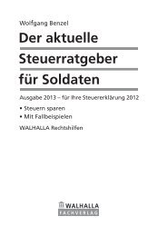 Der aktuelle Steuerratgeber für Soldaten