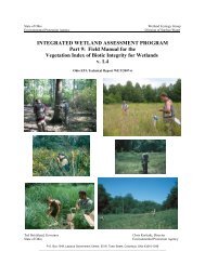 Field Manual for the Vegetation Index of Biotic - Ohio EPA