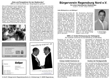 Juli 2008 - Bürgerverein Regensburg Nord eV