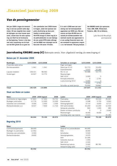 Geobrief 3 - kngmg