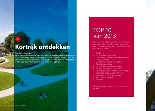 Inspiratiebrochure 2013 - Stad Kortrijk