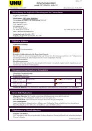 Sicherheitsdatenblatt - Layer-Großhandel GmbH & Co. KG