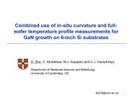 Combined use of in-situ curvature and full- wafer ... - Laytec