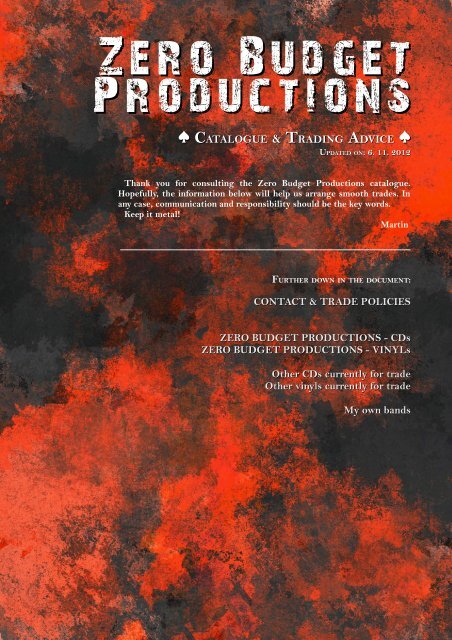 Zero Budget Productions Martin Brnovjak Com Zero Budget Productions Martin Brnovjak Com