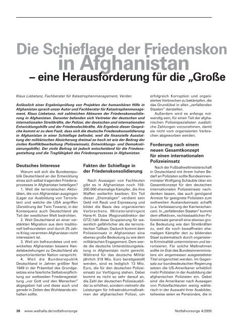 Der 11. September 2001 - Bundesamt für Bevölkerungsschutz und ...