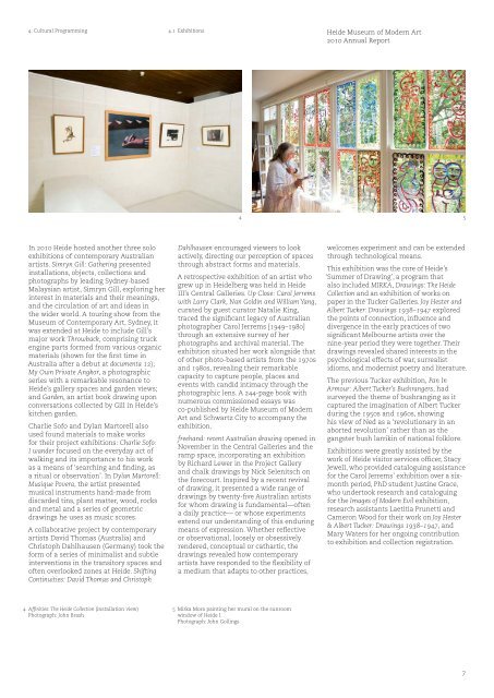 Heide Museum of Modern Art 2010 Annual Report
