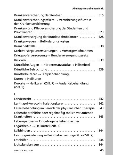 Taschenlexikon des neuen Beihilferechts Ausgabe 2012