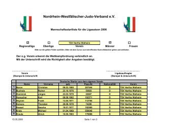 Rel. Hertha Walheim II 06 - Nordrhein-Westfälischer Judo-Verband ...