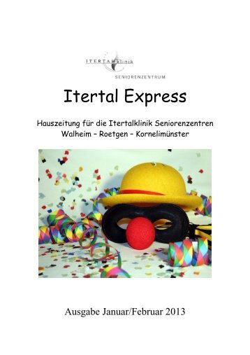 Itertal Express Januar/Februar 2013 - Itertalklinik Seniorenzentrum