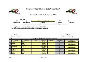 TSV Hertha Walheim III - Nordrhein-Westfälischer Judo-Verband e.V.