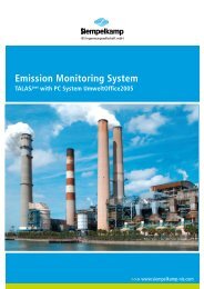 Emission Monitoring System TALAS/net with PC ... - Siempelkamp NIS