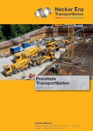 Preislsite der Werke - Märker