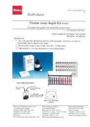 Protein Assay Rapid Kit WAKO