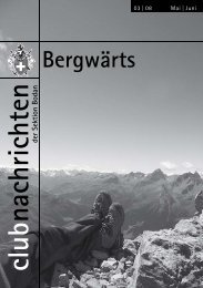 Bergwärts 3 - SAC Sektion Bodan