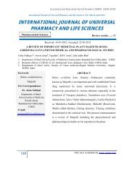 International Journal of Universal Pharmacy and Life Sciences