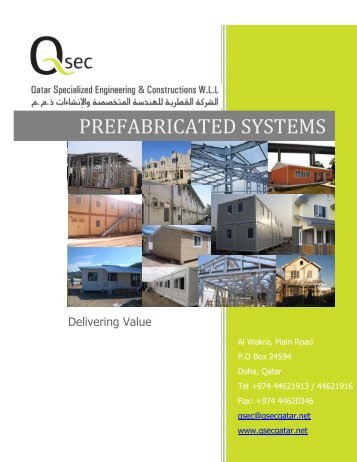 PREFABRICATED SYSTEMS - Qatar Specialized Engineering ...