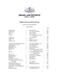 INDIAN LAW REPORTS - Kerala High Court