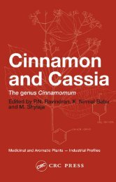 The Genus Cinnamomum