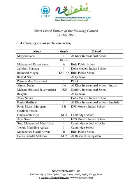 In No Particular Order Iloveqatar Net