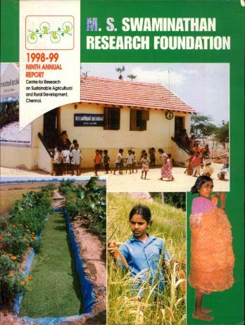 Sub Programme Area 204 - M. S. Swaminathan Research Foundation